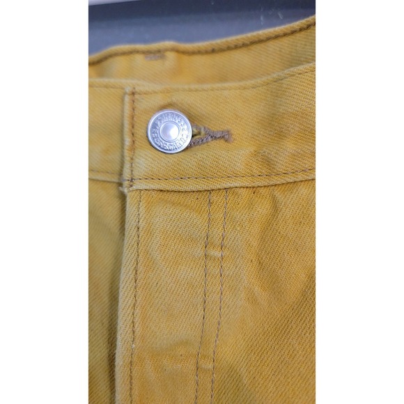 Levi's 501 93Yellow Button Fly Denim Jeans‎ W44 L32 - Picture 4 of 16